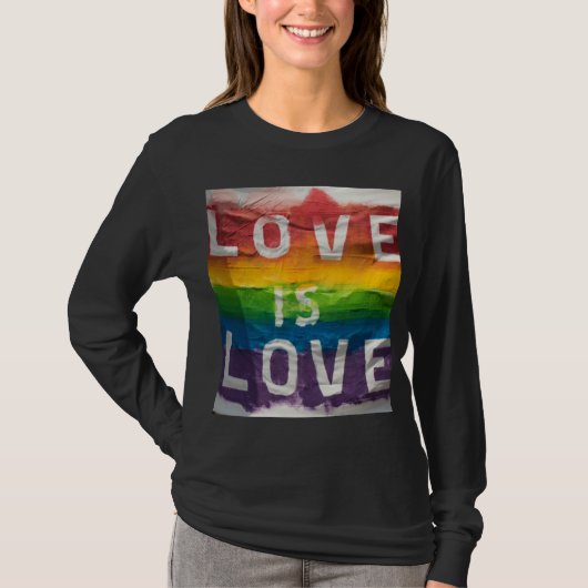 LBGTQ+ Stolz-Schweiss-Shirt T-Shirt (Vorderseite)