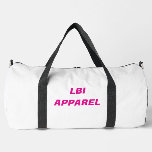 LBI APPAREL TRADEMARKED DUFFLE BEACH BAG (Vorderseite)