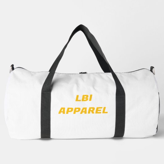 LBI APPAREL TRADEMARKED DUFFLE BEACH BAG (Vorderseite)