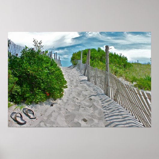 LBI Beach-Szene Poster (Vorne)