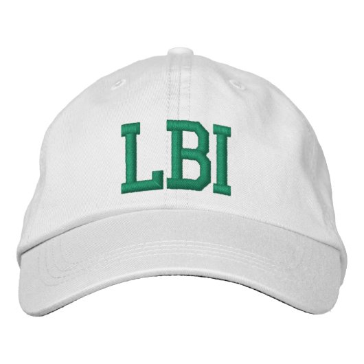LBI HAT BESTICKTE BASEBALLKAPPE (Vorderseite)