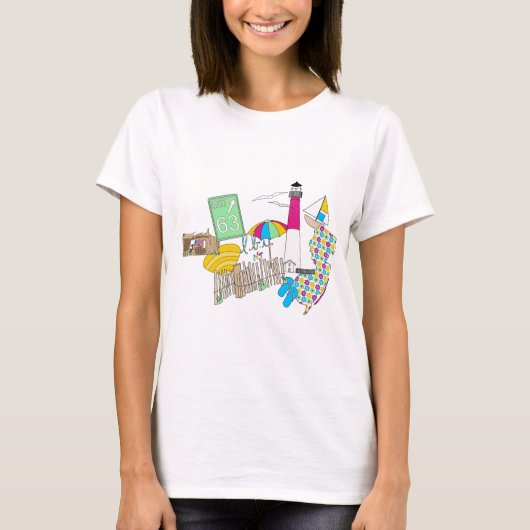 LBI Liebe-Girly Collage T-Shirt (Vorderseite)