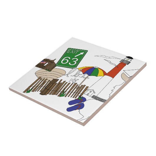 LBI Liebe-Primärfarbcollage Fliese (Seite)