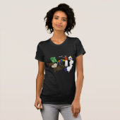 LBI Liebe-Primärfarbcollage T-Shirt (Vorne ganz)