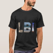 Lbi Long Beach Island Nj Foto Beach Ocean Lightho T-Shirt (Vorderseite)