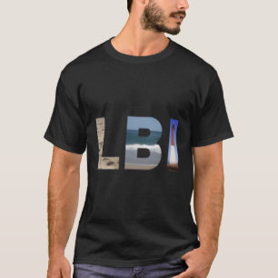 Lbi Long Beach Island Nj Foto Beach Ocean Lightho T-Shirt