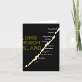 Lbi Nj Long Beach Island New Jersey Nj Beach House Karte (Vorderseite)