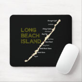 Lbi Nj Long Beach Island New Jersey Nj Beach House Mousepad (Mit Mouse)