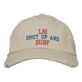 LBI SHUP UND SURF EMBROIDERED BASEBALL CAP BESTICKTE BASEBALLKAPPE (Vorderseite)