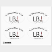 LBI Sticker Long Beach Island, NJ Lighthouse (Blatt)