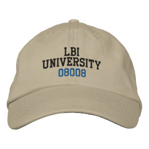 LBI UNIVERSITY 08008 BESTICKTE BASEBALLKAPPE