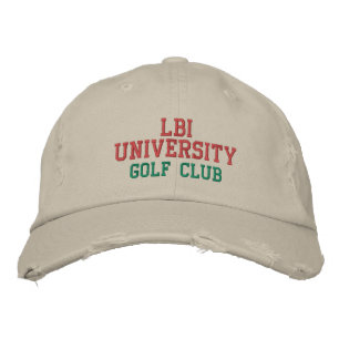 LBI UNIVERSITY TM BESTICKTE BASEBALLKAPPE