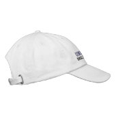 LBI UNIVERSITY (TM) ENGLEESH MAJEOR BESTICKTE BASEBALLKAPPE (Rechts)