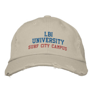 LBI UNIVERSITY TRADEMARKIERTER EMBROIDERIERTER HAT BESTICKTE BASEBALLKAPPE