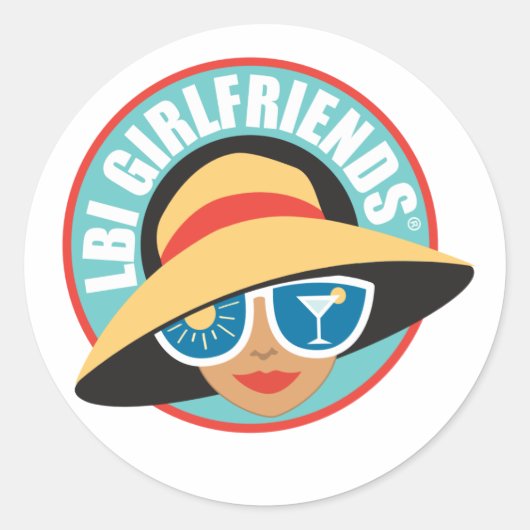 LBIG Round Sticker (Vorderseite)