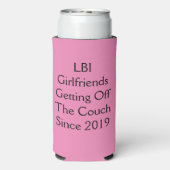 LBIG Slim kann gemütlich sein Selters Dosenkühler (Seltzer Rückseite)