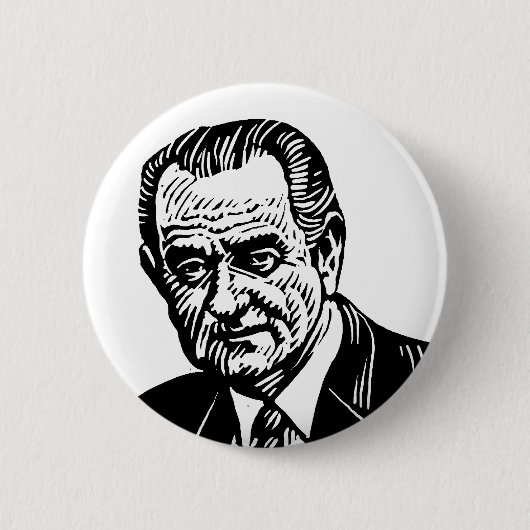 LBJ Knopf Button (Vorderseite)