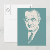LBJ POSTKARTE (Vorne/Hinten)