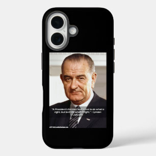 LBJ und "Wissen, was richtig ist" Elegant iPhone 16 Hülle