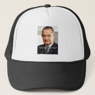LBJ und "Wissen, was richtig ist" Zitat  Truckerkappe