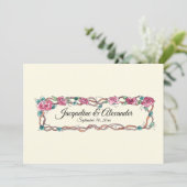 LC Einfügen von Audrey Jeanns Expressions-Kalligra Einladung (Stehend Vorderseite)