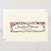 LC Einfügen von Audrey Jeanns Expressions-Kalligra Einladung (Vorne/Hinten)