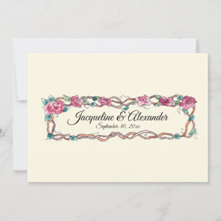 LC Einfügen von Audrey Jeanns Expressions-Kalligra Einladung