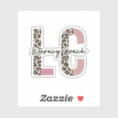 LC-Geschenk-Coach, Literaturlehrer Aufkleber (Blatt)