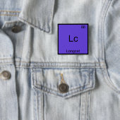 LC - Longcat Funny Chemistry Symbol Meme T - Shirt Button (Beispiel)