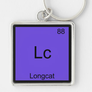 LC - Longcat Funny Chemistry Symbol Meme T - Shirt Schlüsselanhänger