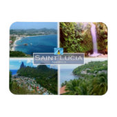 LC Saint Lucia - Gros Islet an - Magnet (Horizontal)