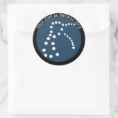 LCA2012-Aufkleber mit Text Runder Aufkleber (Tasche)