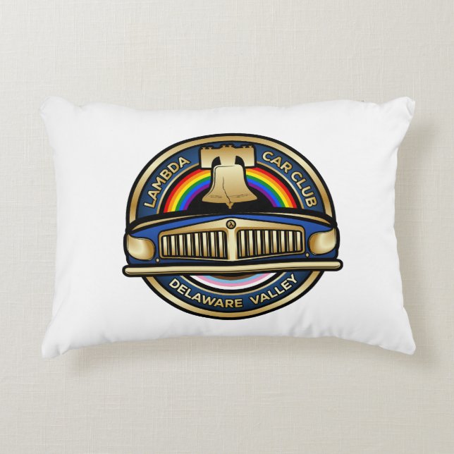LCCI DelVal Throw Kissen (weiß) (Vorderseite)
