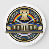 LCCI DelVal Wall Clock Große Wanduhr (Vorderseite)