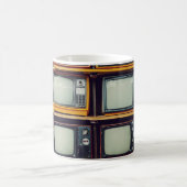 LCD-Bildschirm für das alte Retro-Fernsehen Kaffeetasse (Mittel)