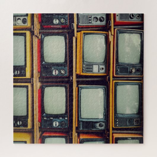 LCD-Bildschirm für das alte Retro-Fernsehen Puzzle (Horizontal)