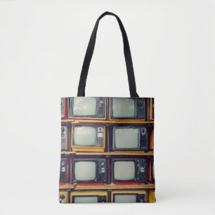 LCD-Bildschirm für das alte Retro-Fernsehen Tasche
