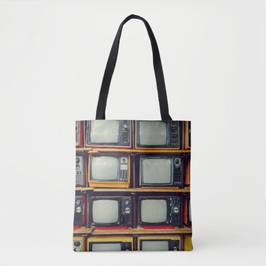 LCD-Bildschirm für das alte Retro-Fernsehen Tasche (Vorderseite)