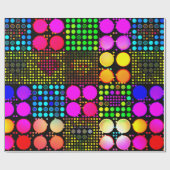 Lcd-Disco-Lichter Geschenkpapier (Flach)