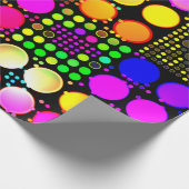 Lcd-Disco-Lichter Geschenkpapier (Ecke)