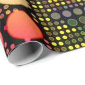 Lcd-Disco-Lichter Geschenkpapier (Rolleneckpunkt)