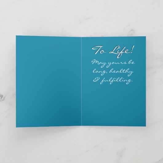 L'Chaim Karte (Innenseite)