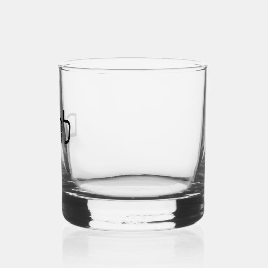 L'chaim - Lechaim Judenjubeln in hebräischen Symbo Whiskyglas (Links)