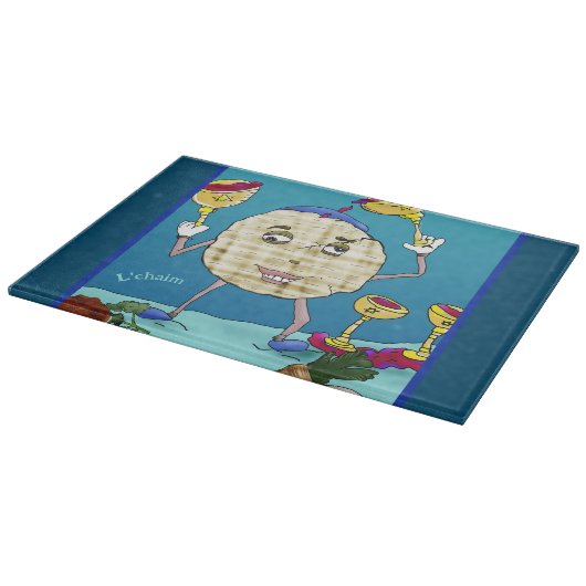 L'Chayim Matzah Schneidebrett (Ecke)