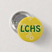 LCHS - Gänseblümchen-Knopf Button (Vorne & Hinten)
