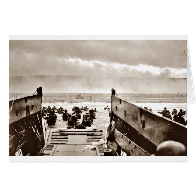 LCIs Soldiers Wading Ashore (Vorderseite (Horizontal))