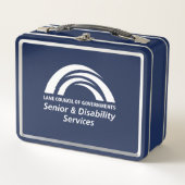 LCOG Senior & Disability Services Metal Lunchbox (Vorderseite)