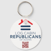 LCR Austin Schlüsselanhänger - Runde - neues Logo (Vorderseite)