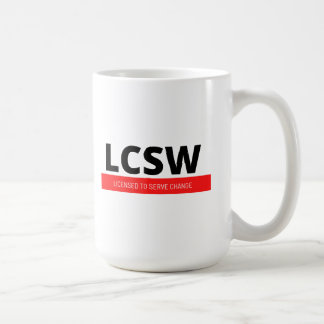 LCSW (rot) Kaffeetasse