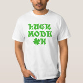 Lcuk-Modus auf dem T - Shirt (Vorderseite)